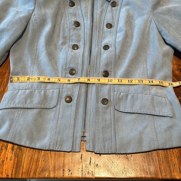 Gorgeous Conrad C Proportion Petite Faux Suede Jacket -Size 4 P - Picture 12 of 12